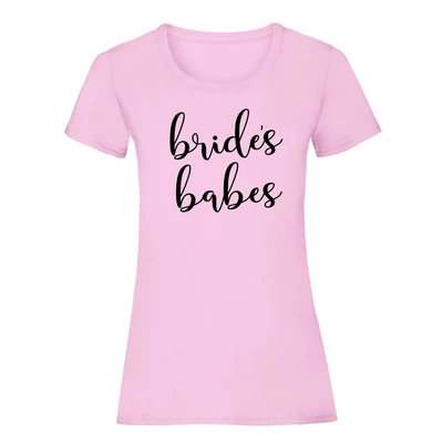 Elegant Bride Babes Feliratú Női Póló Lánybúcsúra Elegant Bride Babes Feliratú Női Póló Lánybúcsúra