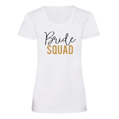 Bride Squad Handwritten Női Póló Lánybúcsúra Bride Squad Handwritten Női Póló Lánybúcsúra