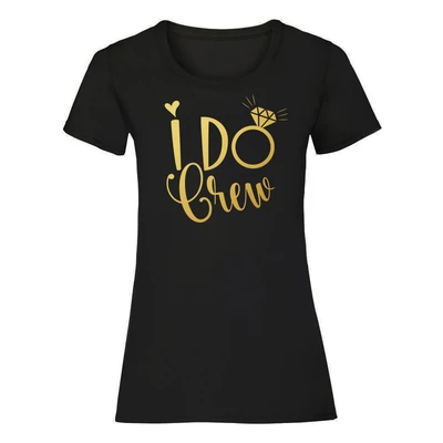 I Do Crew Diamond Ring Női Póló Lánybúcsúra I Do Crew Diamond Ring Női Póló Lánybúcsúra