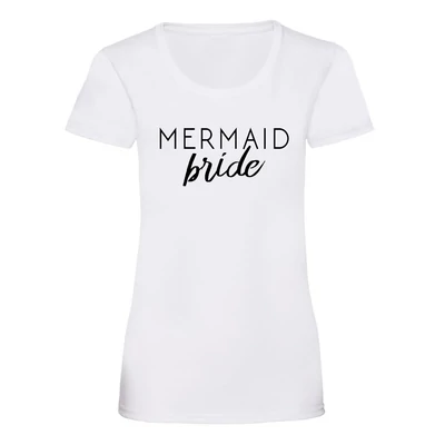 Mermaid Bride Női Póló Lánybúcsúra Mermaid Bride Női Póló Lánybúcsúra