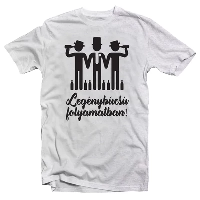 Legénybúcsú Folyamatban' Legénybúcsú Party Póló