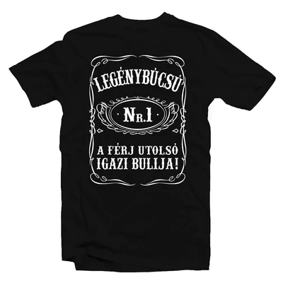 A férj utolsó igazi Bulija' Legénybúcsú Party Póló