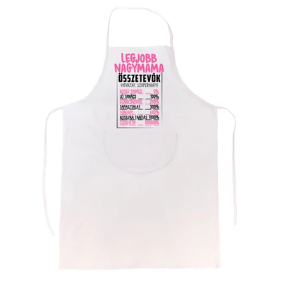 Legjobb Nagymama Összetevők Ajándék Kötény Legjobb Nagymama Összetevők Ajándék Kötény