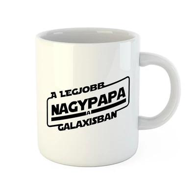 Legjobb Nagypapa a Galaxisban Ajándék Bögre