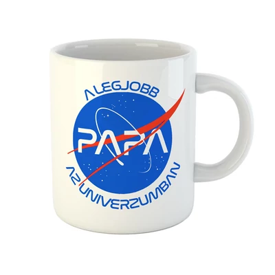 A Legjobb Papa az Univerzumban Ajándék Bögre