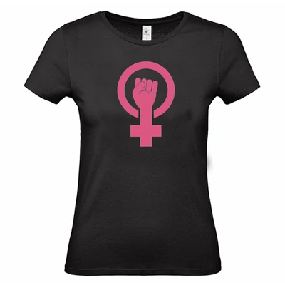 Nőnap Pink Logó Ajándék Póló