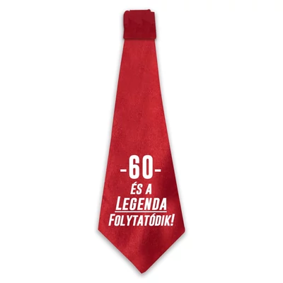 60 és a Legenda Folytatódik! Ajándék Szülinapi Nyakkendő