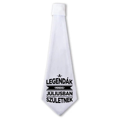A Legendák Mindig Júliusban Születnek Ajándék Szülinapi Nyakkendő