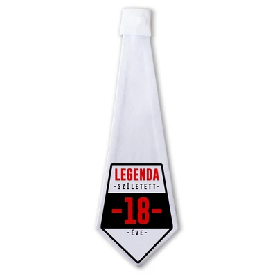 Legenda Született 18 Éve Ajándék Szülinapi Nyakkendő