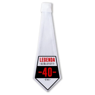 Legenda Született 40 Éve Ajándék Szülinapi Nyakkendő