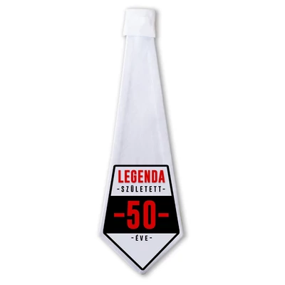 Legenda Született 50 Éve Ajándék Szülinapi Nyakkendő