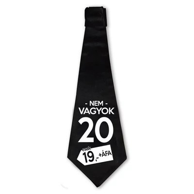 Nem Vagyok 20, Csak 19 + Áfa Ajándék Szülinapi Nyakkendő