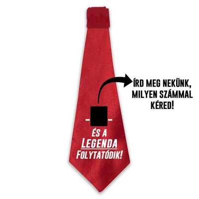 XXX és a Legenda Folytatódik! Ajándék Szülinapi Nyakkendő