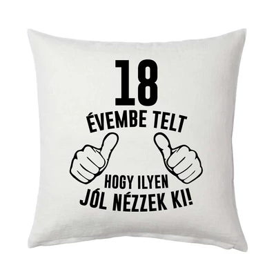 18 Évembe Telt, Hogy… Szülinapi Ajándék Párna
