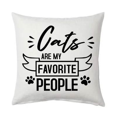 Cats are my Favorit People Ajándék Párna