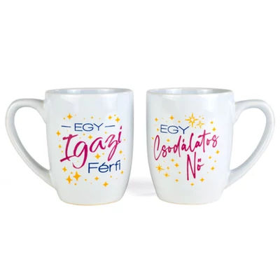 Egy Igazi Férfi, Egy Csodálatos Nő Ajándék Páros Bögre Egy Igazi Férfi, Egy Csodálatos Nő Ajándék Páros Bögre