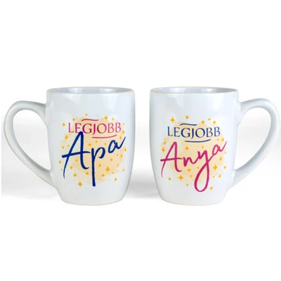 Legjobb Apa, Legjobb Anya Ajándék Páros Bögre Legjobb Apa, Legjobb Anya Ajándék Páros Bögre