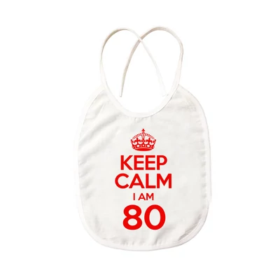 KEEP CALM, I'M 80 Szülinapi Ajándék Pártedli