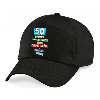 50 Évembe Került... Szülinapi Ajándék Baseball Sapka