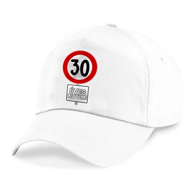 30 Éves Lettem Sebességkorlátozó Mintás Szülinapi Ajándék Baseball Sapka