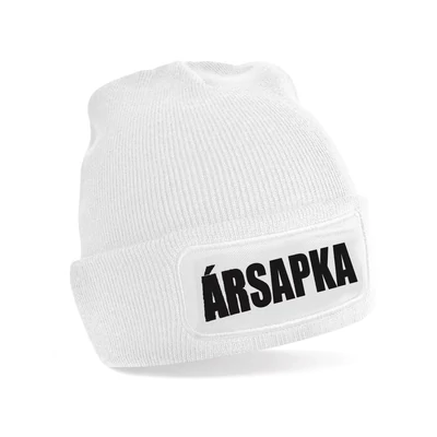 Ársapka Vicces Feliratú Fehér Ajándék Téli Sapka