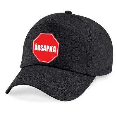 Ársapka Vicces Feliratú Ajándék Fekete Baseball Sapka
