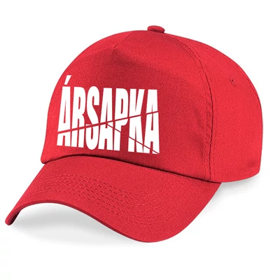 Ársapka Vicces Feliratú Ajándék Piros Baseball Sapka