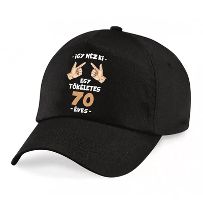 Így Néz Ki Egy Tökéletes 70 Éves! Szülinapi Ajándék Baseball Sapka
