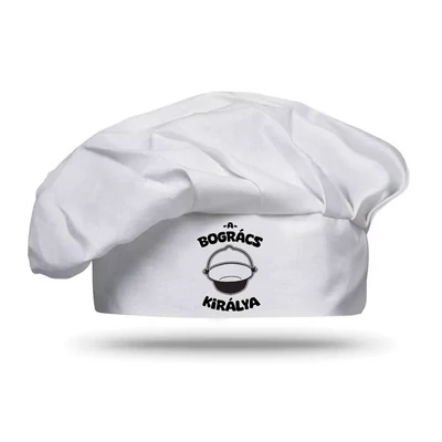A Bogrács Királya Vicces Ajándék Séf Sapka A Bogrács Királya Vicces Ajándék Séf Sapka