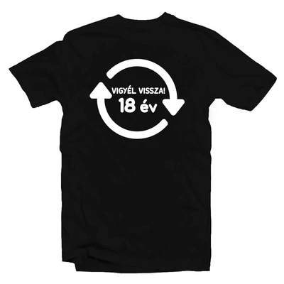 18 Év - Vigyél Vissza Pet Palack Szülinapi Ajándék Póló 18 Év - Vigyél Vissza Pet Palack Szülinapi Ajándék Póló