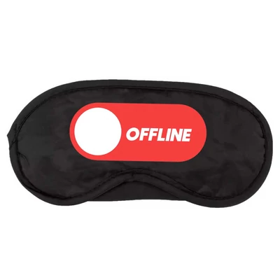 Offline Feliratú Vicces Ajándék Szemlekötő Maszk Offline Feliratú Vicces Ajándék Szemlekötő Maszk