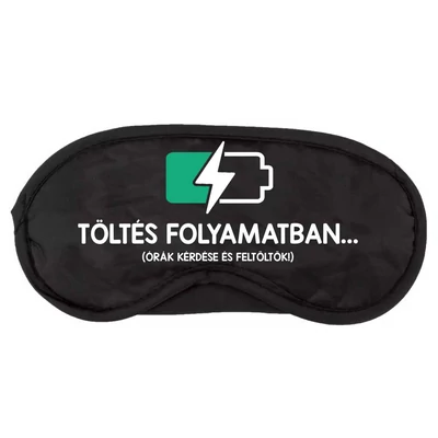 Töltés Folyamatban! Vicces Ajándék Szemlekötő Maszk Töltés Folyamatban! Vicces Ajándék Szemlekötő Maszk