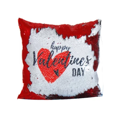 Egyedi A4-es Képpel Készíthető Simogatós Piros Díszpárna