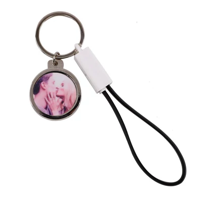 Egyedi Képpel Készíthető Kulcstartó USB-C Kábellel és Sörnyitóval