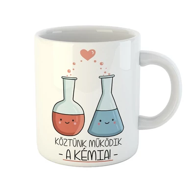 Köztünk Működik a Kémia Ajándék Bögre