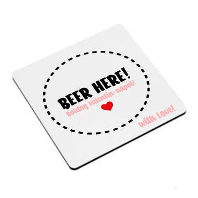 Love You! Söralátét Valentin-napra