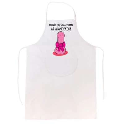 Én Már Becsomagoltam az Ajándékod Kötény