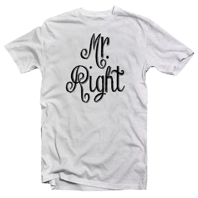 Mr. Right Feliratos Szerelmes Póló