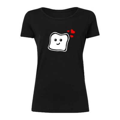 Toast Kenyér Szerelmes Póló Valentin-napra