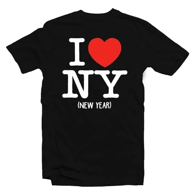 I Love New Year Feliratos Póló