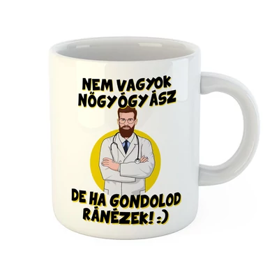 Nem Vagyok Nőgyógyász Vicces Ajándék Bögre Szingliknek