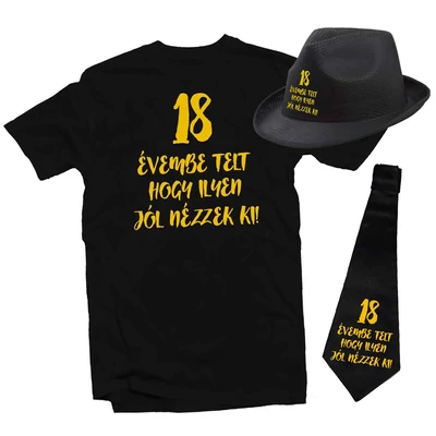 18 Évembe Telt Hogy Ilyen Jól Nézzek Ki! Szülinapi Ajándék Csomag - Közepes