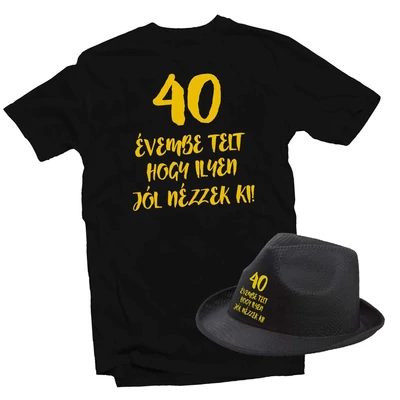 40 Évembe Telt Hogy Ilyen Jól Nézzek Ki! Szülinapi Ajándék Csomag - Alap 40 Évembe Telt Hogy Ilyen Jól Nézzek Ki! Szülinapi Ajándék Csomag - Alap
