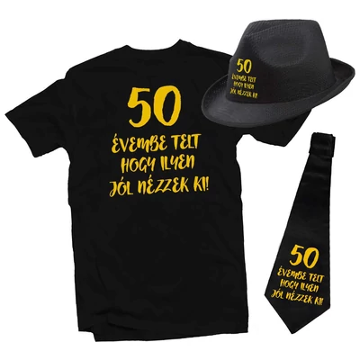 50 Évembe Telt Hogy Ilyen Jól Nézzek Ki! Szülinapi Ajándék Csomag - Közepes