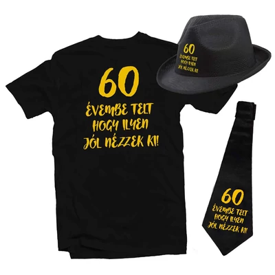 60 Évembe Telt Hogy Ilyen Jól Nézzek Ki! Szülinapi Ajándék Csomag - Közepes 60 Évembe Telt Hogy Ilyen Jól Nézzek Ki! Szülinapi Ajándék Csomag - Közepes