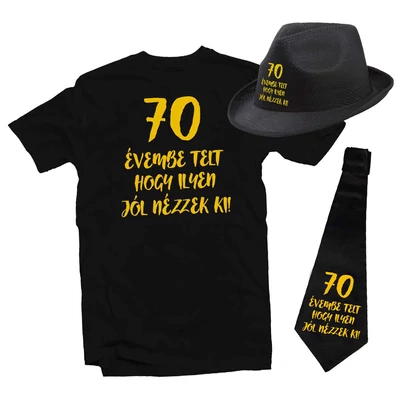 70 Évembe Telt Hogy Ilyen Jól Nézzek Ki! Szülinapi Ajándék Csomag - Közepes