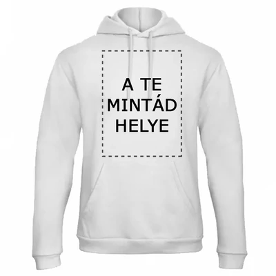 Saját Mintás Férfi Kapucnis Pulóver