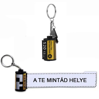 Egyedi Fényképes Filmszalagos Kulcstartó - 3990 Ft