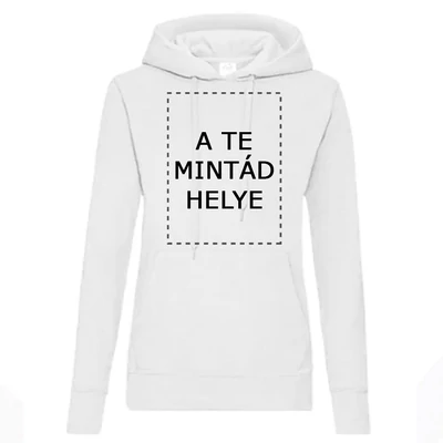 Saját Mintás Női Kapucnis Pulóver