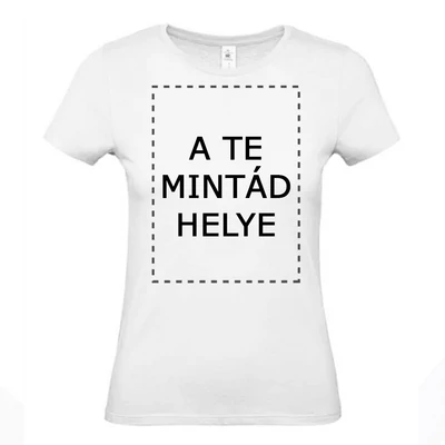 Saját Mintás Környakú Női Póló